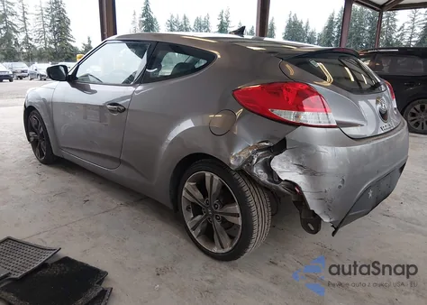 2013 Hyundai Veloster Base W/Black z USA, uszkodzony, nr VIN KMHTC6ADXDU085982